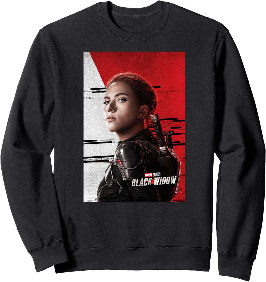 Marvel Black Widow Natasha Romanoff Teaser Movie Poster Sweatshirt