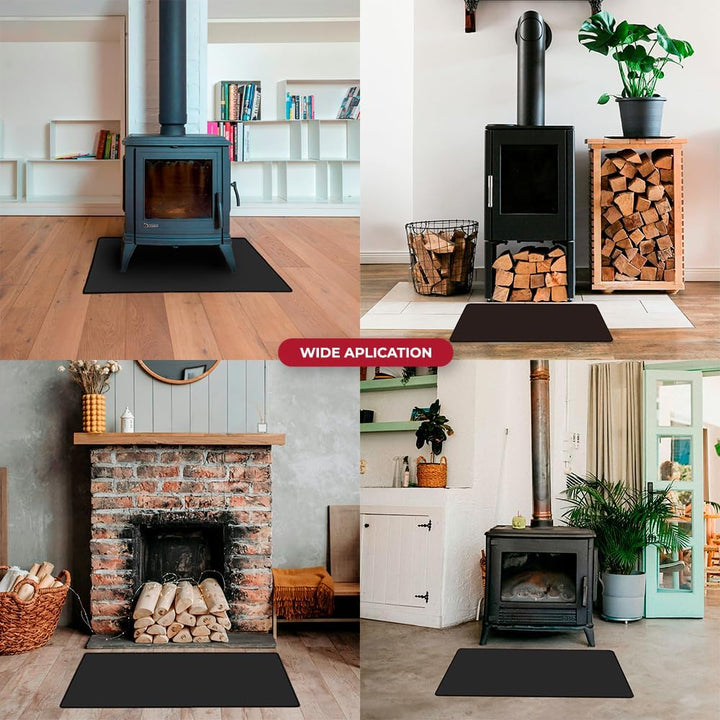 Texfire - Mehrschichtige feuerfeste Matte – Bodenschutz für Ofen, Kamin und Grill