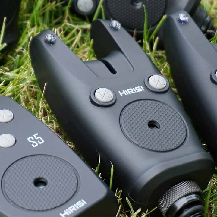 Hirisi Tackle Kabelloser Bissanzeiger für Angeln, in Tragetasche FBM-S5-2, FBM-S5-2