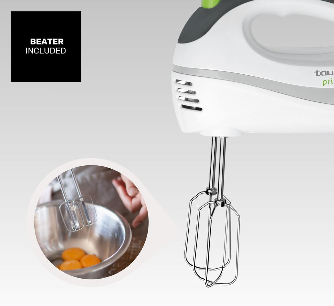 Taurus Handmixer | elektrisch | 300 W | 5 Geschwindigkeitsstufen | Turbofunktion | 2 verschiedene Au