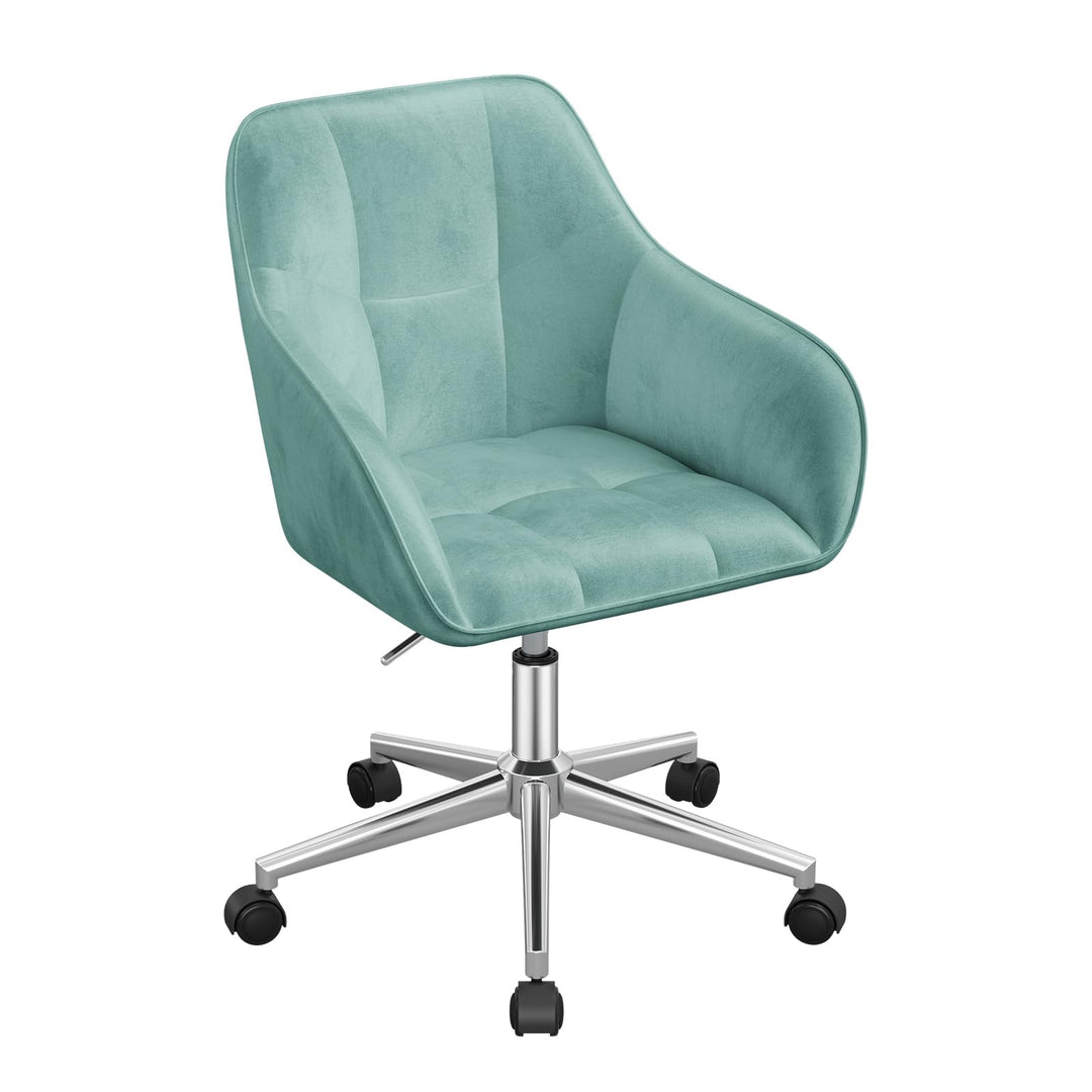WOLTU Homeoffice Stuhl, Schreibtischstuhl, Drehstuhl, Schminkstuhl, höhenverstellbar, bis 150 kg bel