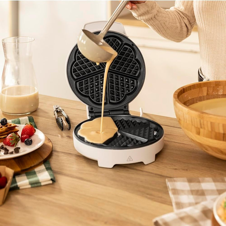 Cecotec Fun Gofrestone Waffle Maker. 1000 W, Fast Heating, Non-stick, Easy Cleaning, PFOA-free, 19 c