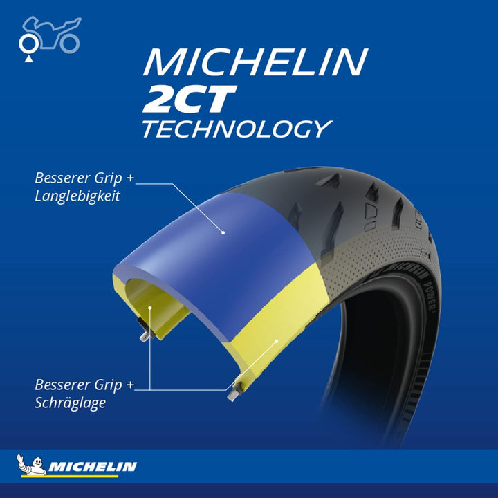 MICHELIN Power 5 Motorradreifen 200/55ZR17 (78W) Hinterrad