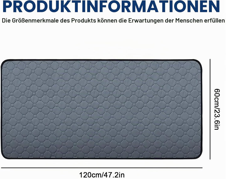 PIPI Pads für Meerschweinchen: 120x60cm Waschbar Saugfähige Unterlagen, Meerschweinchen-PIPI Pads, r