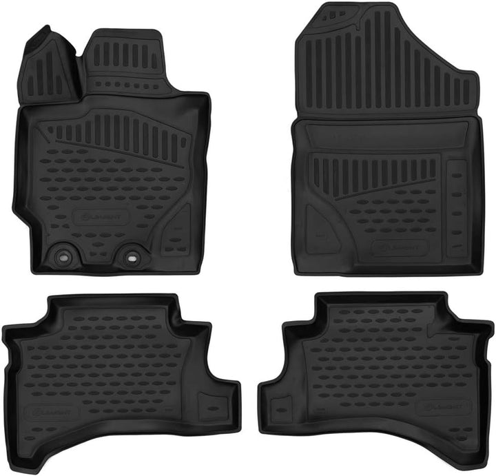 Element Fussmatten Gummimatten für Designed for Toyota Yaris 2020-> Hb. 4 TLG, shwarz, ajustement me