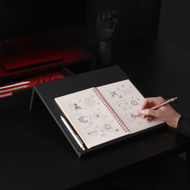 rOtring 600 Kugelschreiber | mittlere Spitze | Schwarze Tinte | perlweisser Schaft | nachfüllbar Pea
