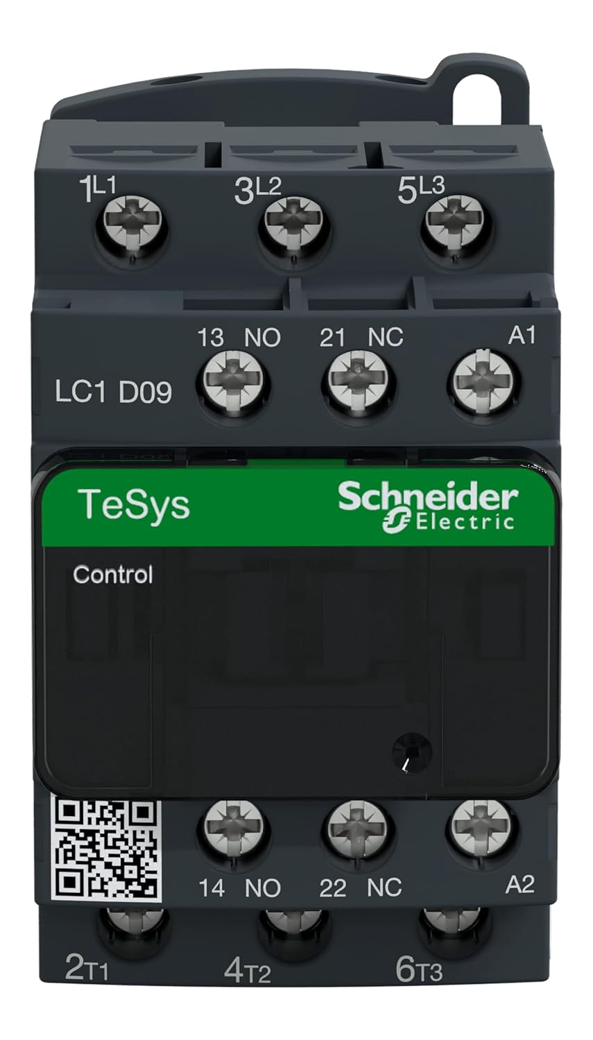 Schneider Electric - Leistungsschütz LC1D 3p, +1S+1Ö, 4 kW,9A,400 V AC3, Spule 220 V, LC1D09M7 9A LC