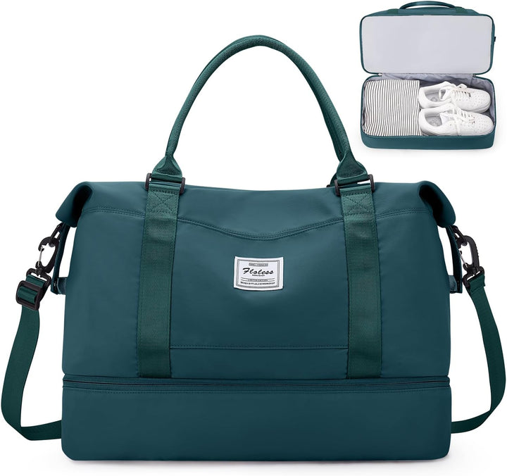 Reisetasche Damen Handgepäck Tasche Sporttasche Weekender Bag Schwimmtasche Wasserdicht Travel Bag D
