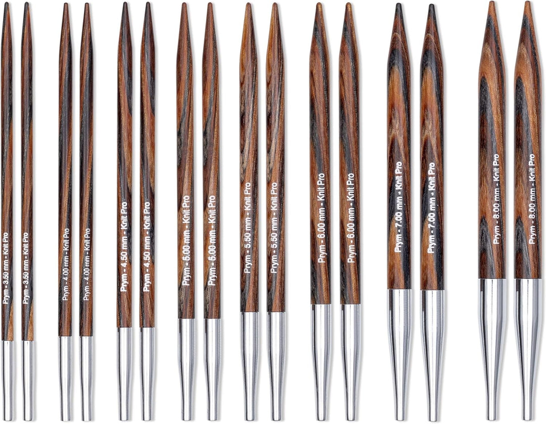 Prym 223802 Rundstricknadel Set Natural petrol 3,5-8