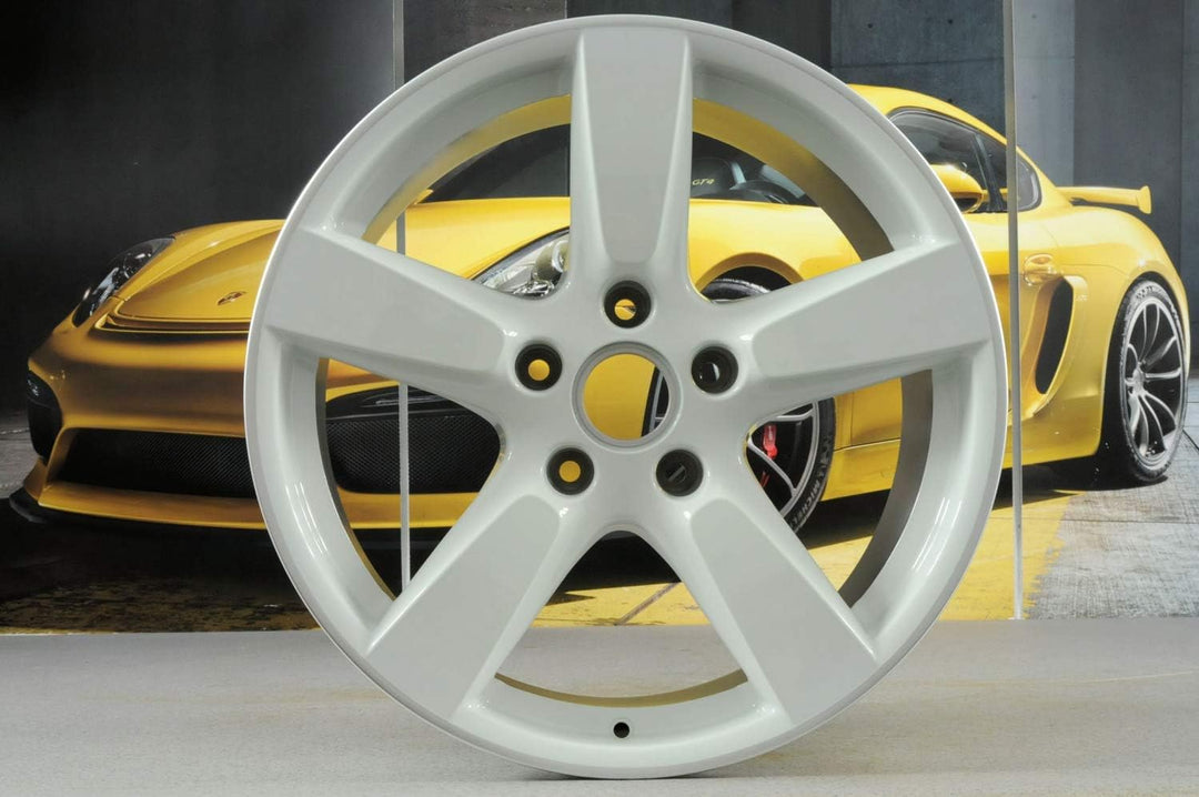 Porsche Boxster/Cayman 981 19" Cayman S Felgensatz Weiss/Wheels White