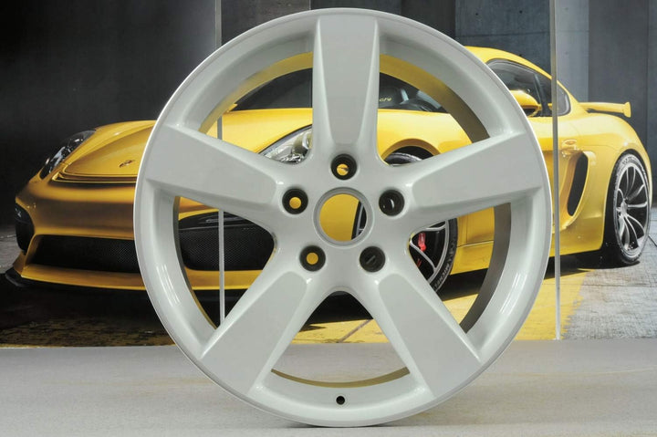 Porsche Boxster/Cayman 981 19" Cayman S Felgensatz Weiss/Wheels White