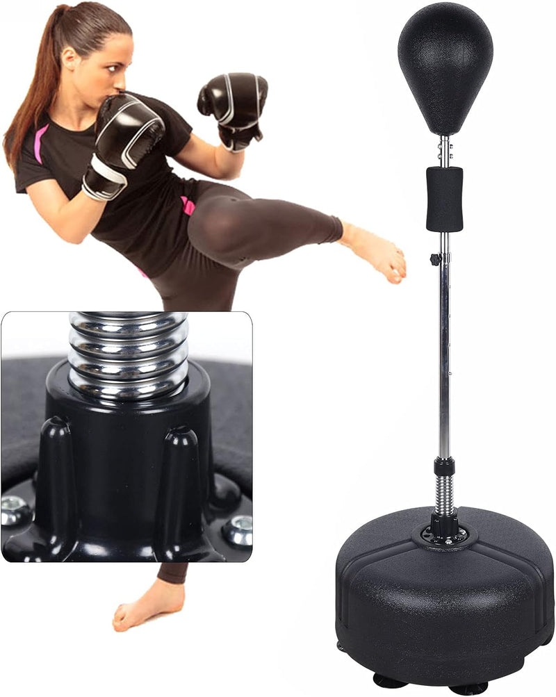 Boxsack Punchingball Erwachsene Boxtraining Höhenverstellbarer Standbox-Trainer Freistehender Boxsac