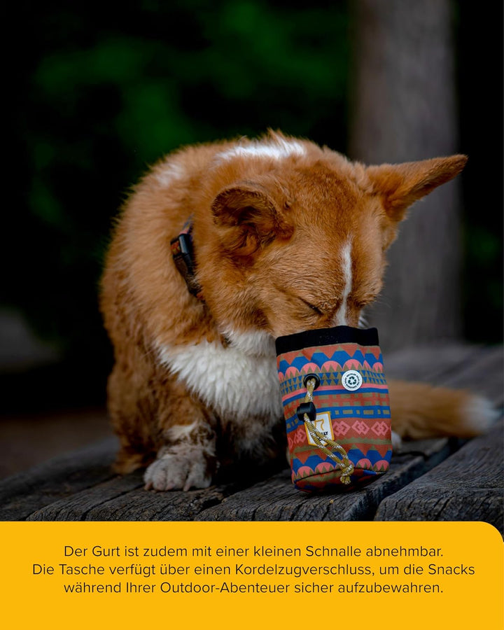Woolly Wolf Nightless Night Snack Bag - Nachhaltige Leckerlitasche für Hunde aus recyceltem Material