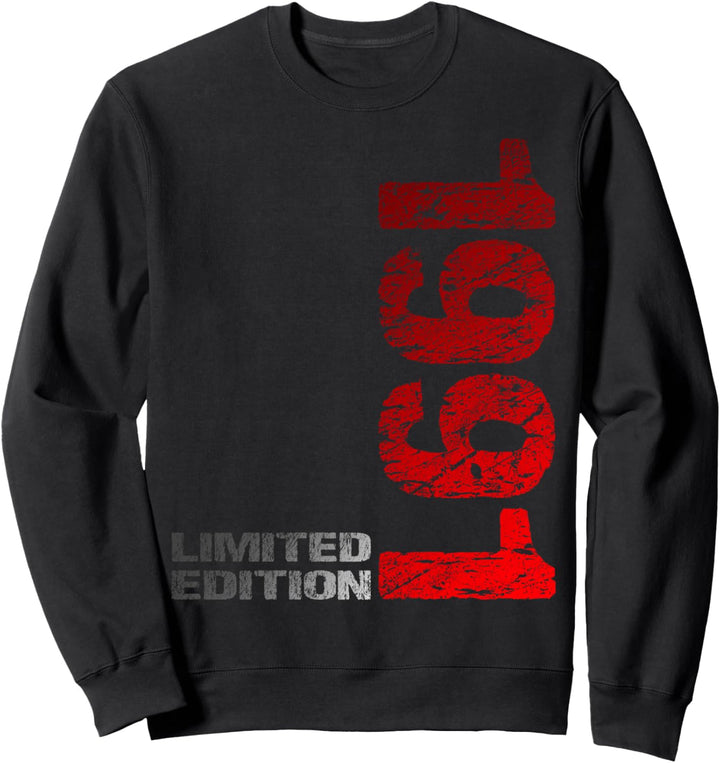 33. Geburtstag 1991 Limited Edition Mann Frau Sweatshirt