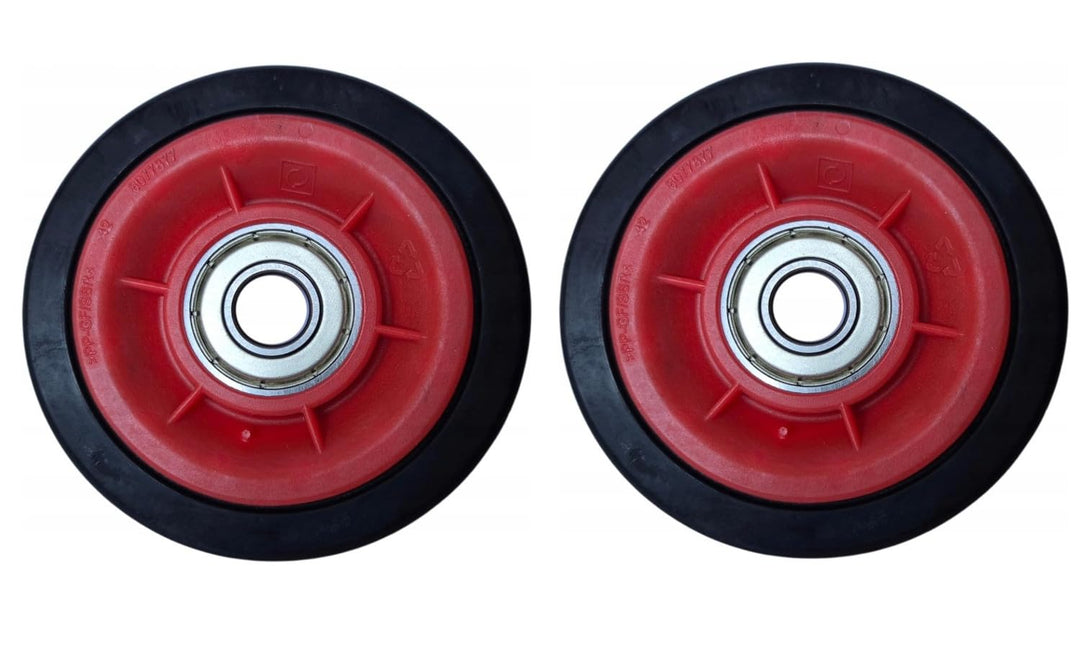2x Laufrolle, Walze für Trockner, Trommel kompatibel mit AEG Electrolux 8077877028, 8077877036, 1364