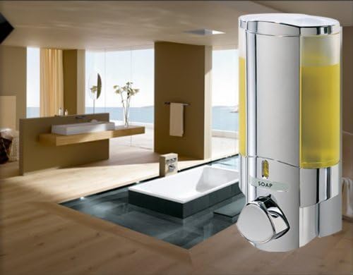 BETEC Aviva I Chrom Seifenspender mit Einer Kammer Wandmontage