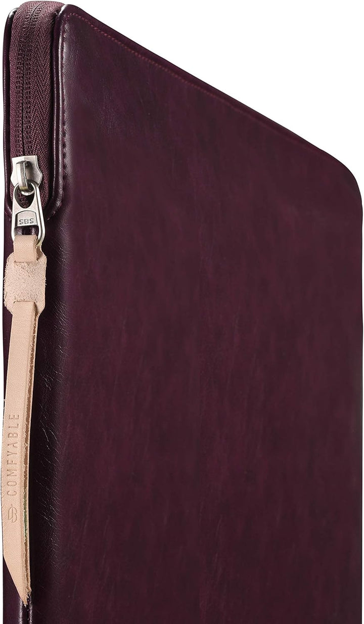 Comfyable Laptophülle aus Leder, kompatibel mit 16 Zoll MacBook Pro M3 M2 M1 und 15 Zoll MacBook Air