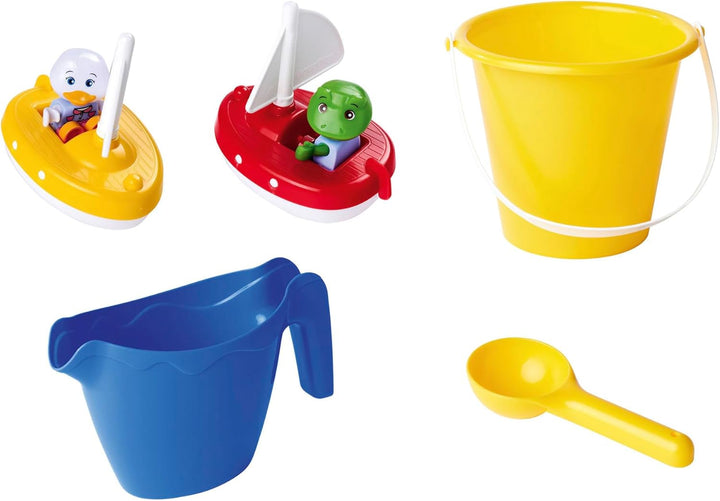 AquaPlay Wassertisch - grosses Outdoor-Wasserspiel (100 x 58 x 90 cm) für Kinder ab 3 Jahre, Wassers