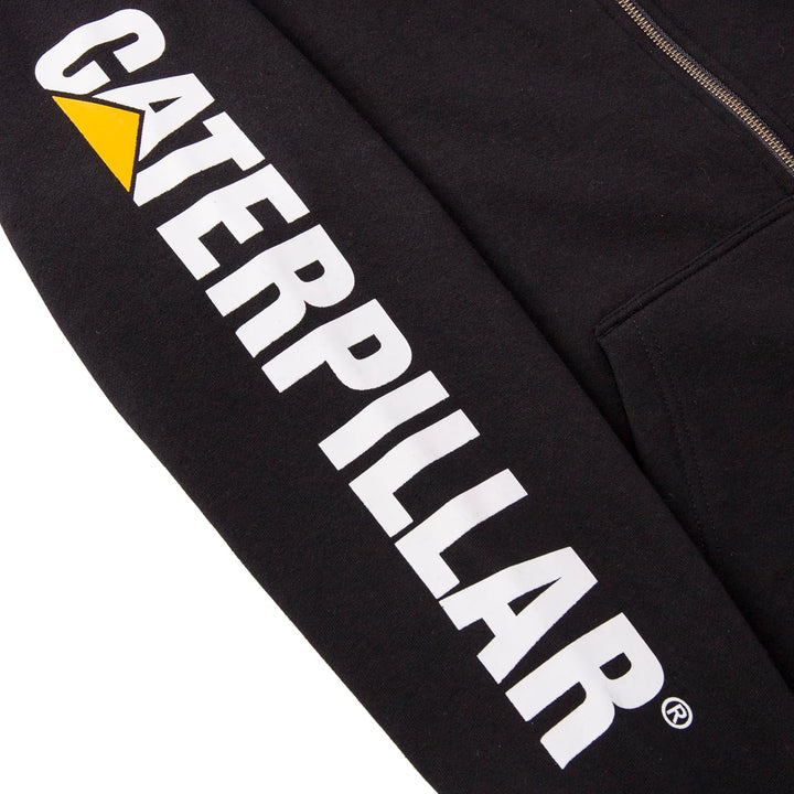 CAT Herren Caterpillar Full Zip Hooded Sweatshirt Sweatshirt (1er Pack) L Schwarz, L Schwarz