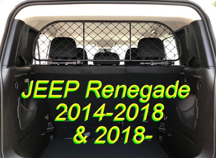 ERGOTECH Trennnetz Trenngitter Hundenetz Hundegitter für Jeep Renegade ab BJ 2014