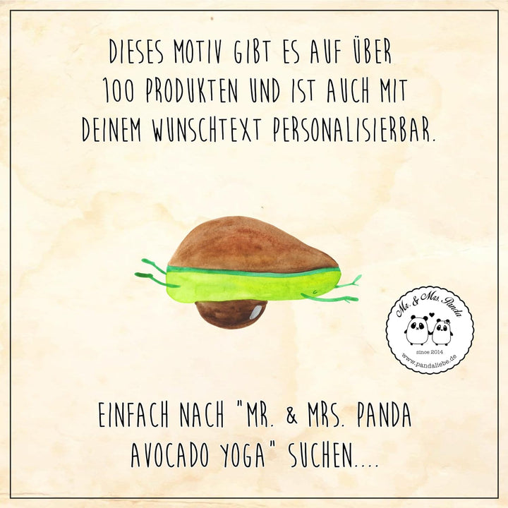 Mr. & Mrs. Panda Motiv WC Sitz Avocado Yoga - Geschenk, Veggie, Humor, Klobrille, Toilette, Gesund,