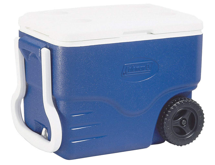Coleman Passive Kühlbox 40 QT Performance Wheeled Cooler, Thermobox 37.5 L Fassungsvermögen, Mobile