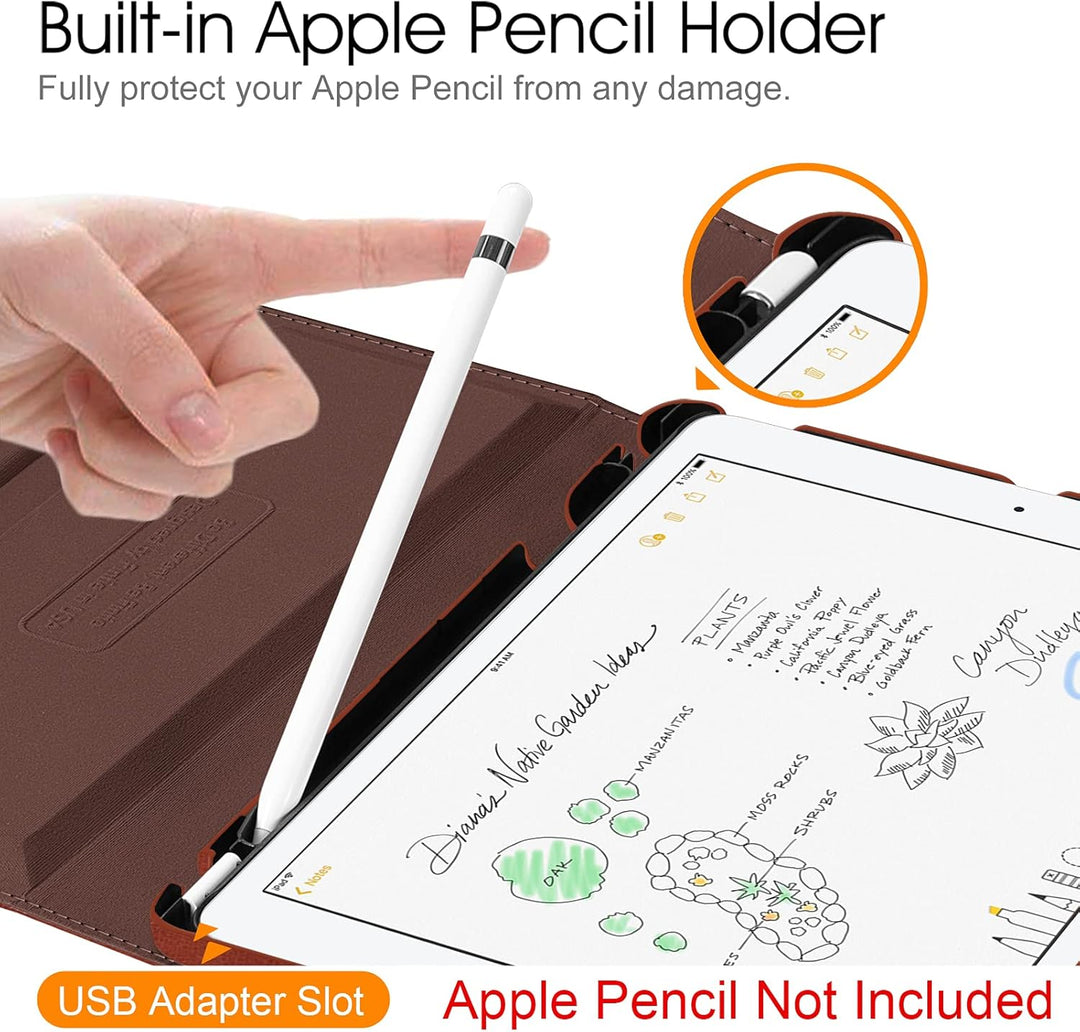 Fintie Rotierende für iPad 8. Generation (2020) 7. (2019) 10,2 Zoll – [Eingebauter Stifthalter] 360