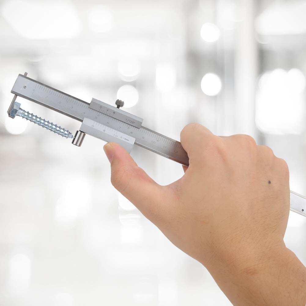 Anti-Impact-Messschieber, Edelstahl 0,1 Mm Verschleissfester Paralleler Messschieber, für Anreissmes