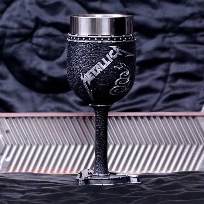 Nemesis Now Offizielles Lizenzprodukt Metallica Album Weinglas, B5222R0, schwarz