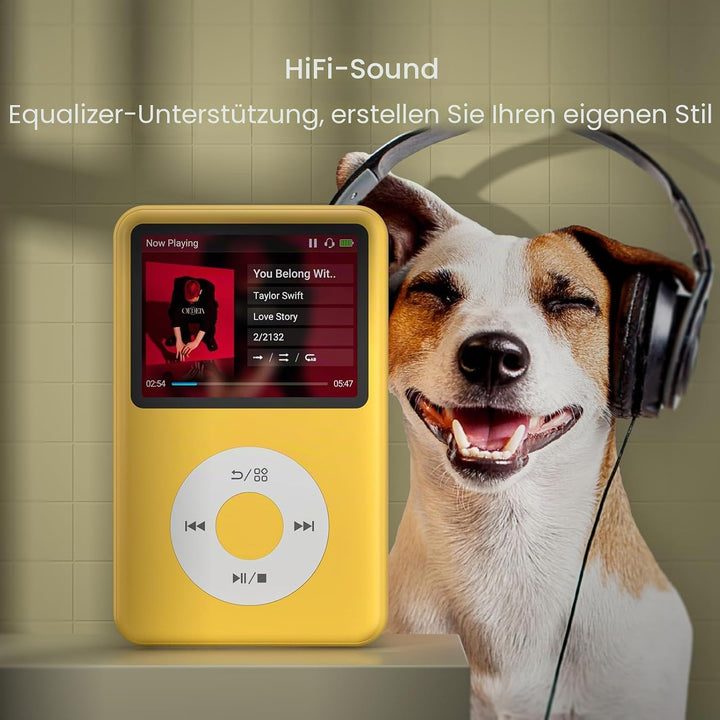 Innioasis Y1 Kinder MP3 Player - Zeitlose Klasse: 128 GB, Bluetooth, Video-Player, Hörbücher, FM-Rad