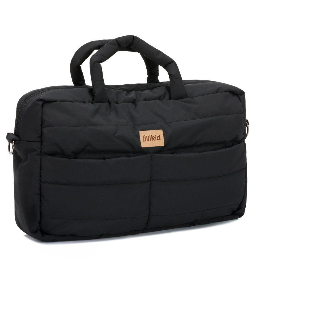 Fillikid Wickeltasche Toulouse Exklusiv | Inkl. Wickelauflage | Grosse Windeltasche mit Schultergurt