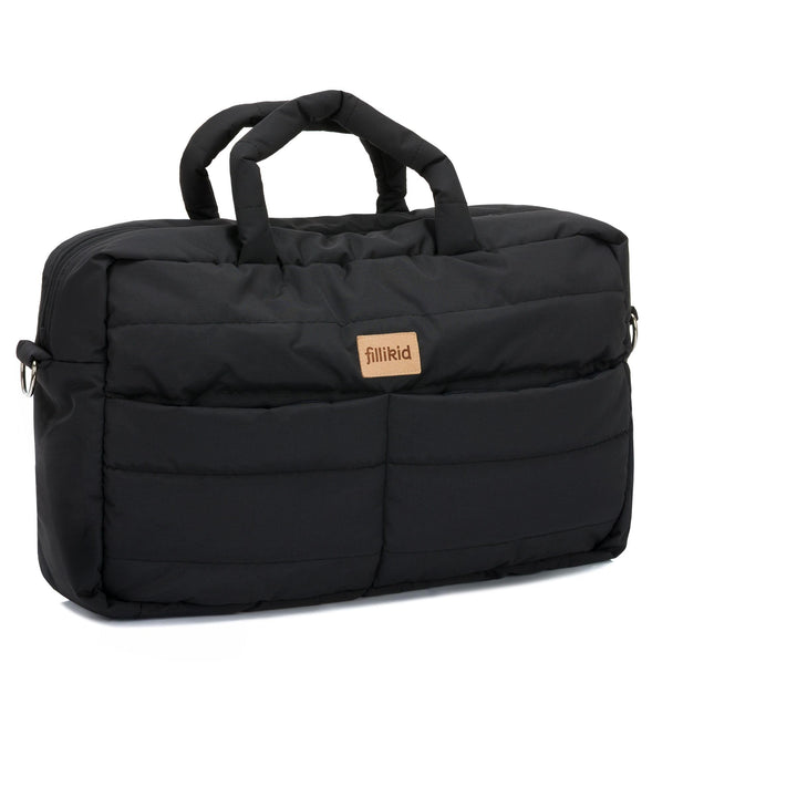 Fillikid Wickeltasche Toulouse Exklusiv | Inkl. Wickelauflage | Grosse Windeltasche mit Schultergurt