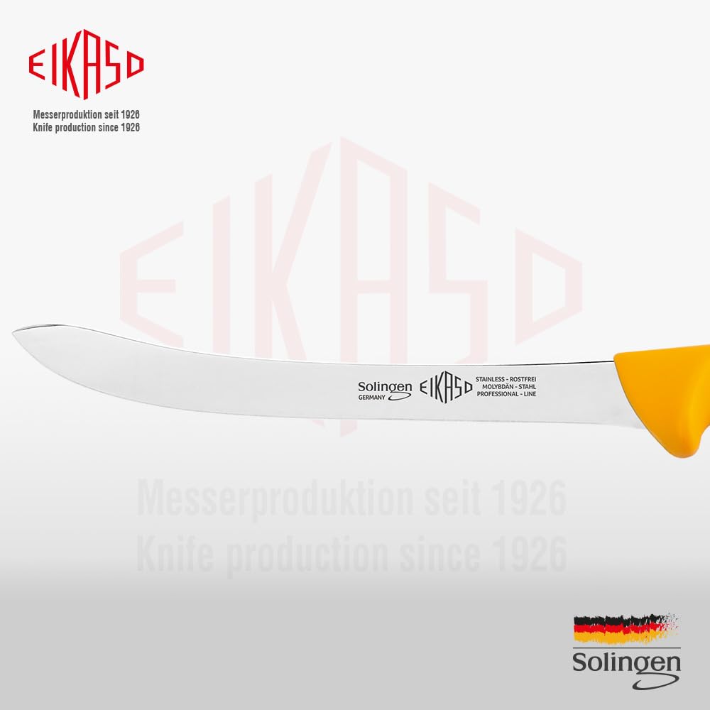 EIKASO Solingen Germany Filiermesser 21cm Klinge flexible Klinge aus Molybdänstahl 1.4116 Fleischerm