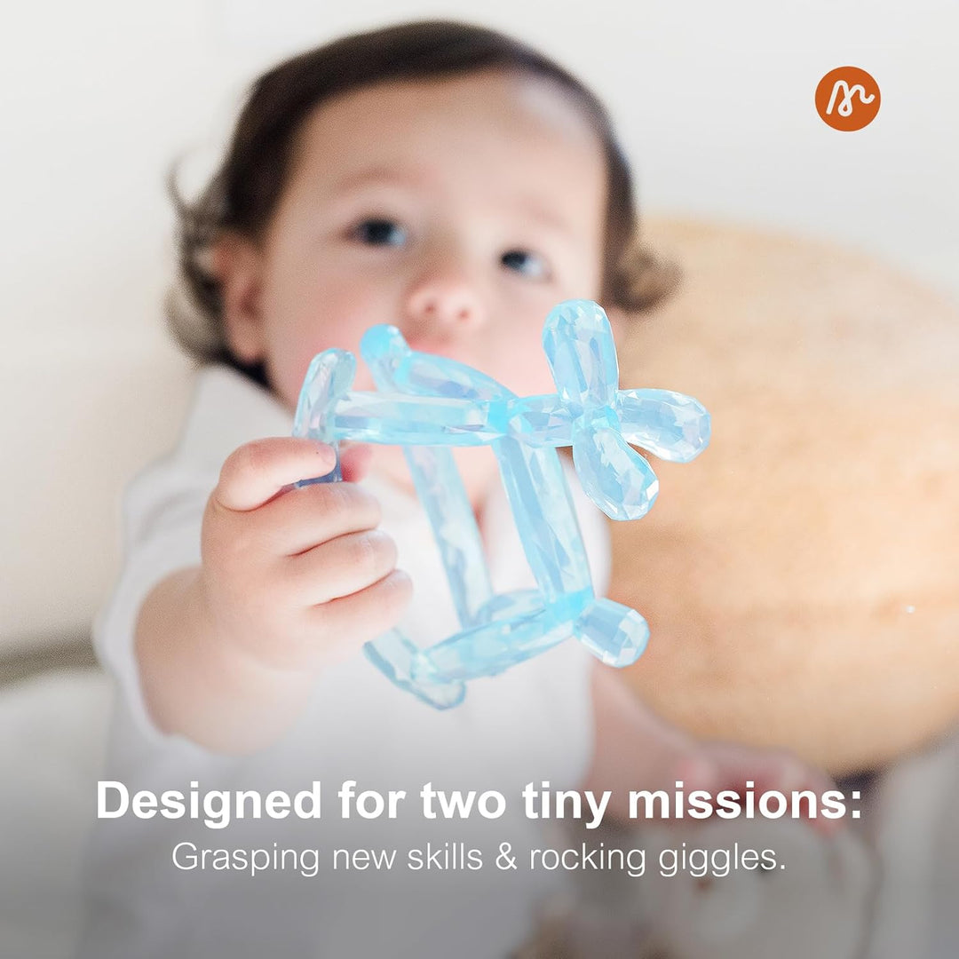 Teething Toys for für Babys von 3-6 Monaten – Crystal Jelly Teether, BPA-frei, Geruchlos, Beugt Erst
