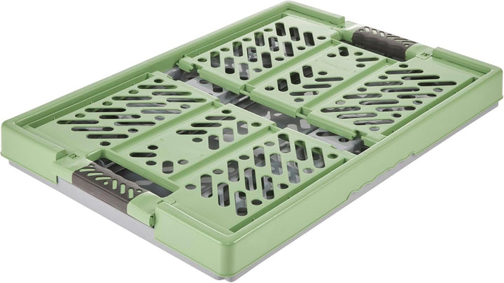 keeeper ben 4x Stabile Profi-Klappboxen mit Soft-Touch Griffen, 45 l, Eco Grass Green Eco Grass Gree