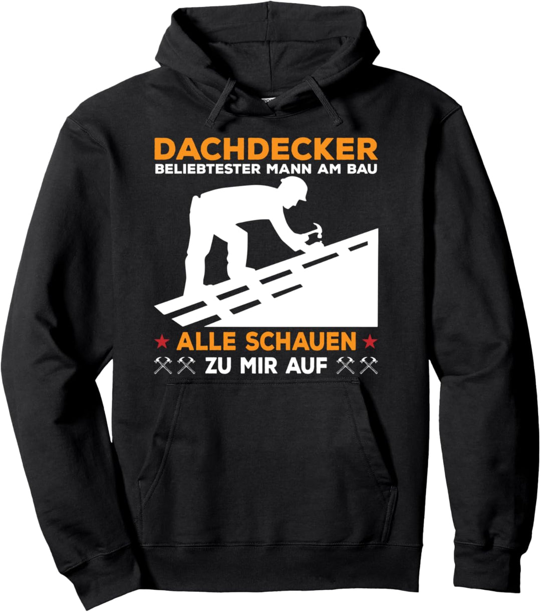 Handwerker Berufe Baustelle Zimmerer Dachdecker Pullover Hoodie