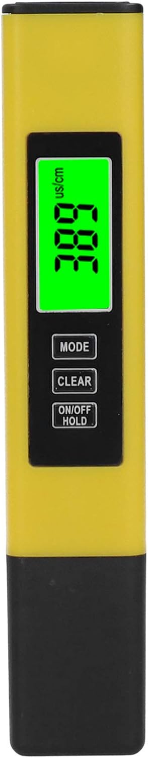 Fdit Tragbarer 3-in-1-pH-Tester Digital - Kombiniert mit TDS EC-Temperaturmesser Digital Water Quali