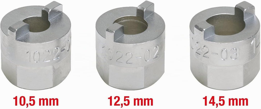 KS Tools 150.9410 Spezial Nutmuttern-Schlüssel-Satz für VAG, 3-tlg.