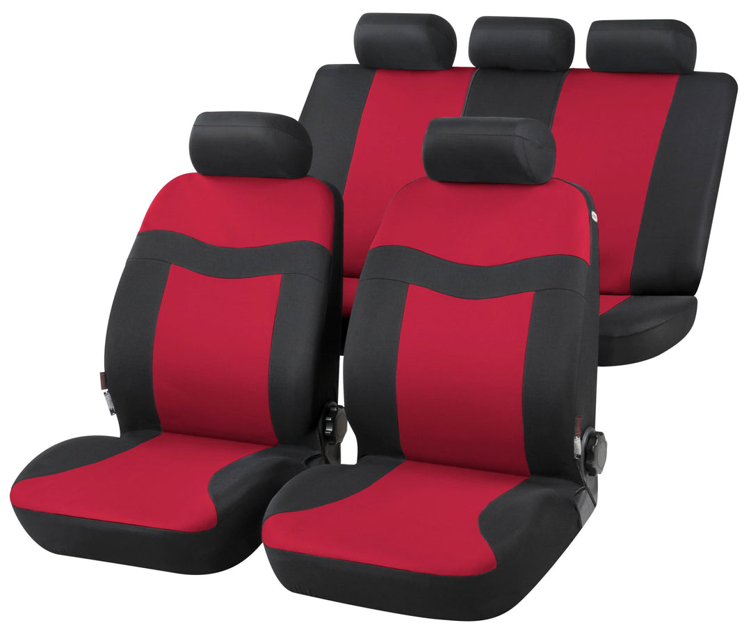 Walser Auto-Sitzbezug Rockford, Universal-Sitzbezug Komplett-Set, PKW-Sitzbezüge, 2 Vordersitzbezüge