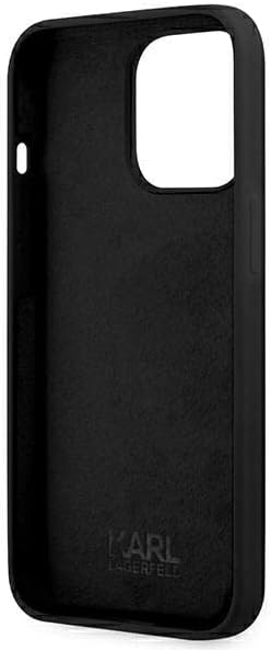 Karl Lagerfeld KLHMP13LSSKCK Hülle für iPhone 13 Pro / 13 6,1" schwarz Silicone Karl &amp; Choupette Mag