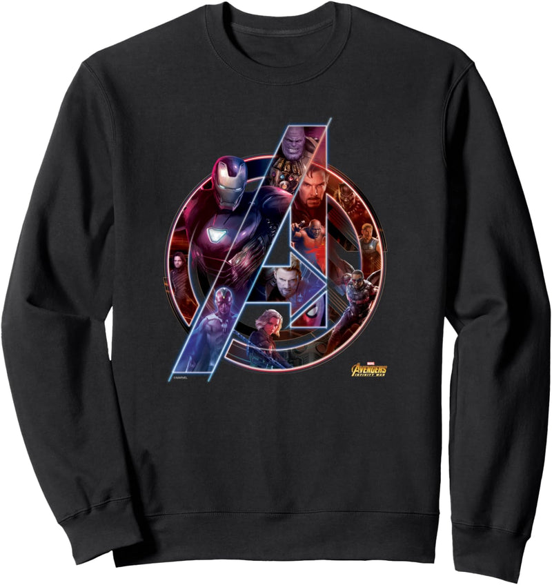 Marvel Avengers Infinity War Team Poster Logo Sweatshirt