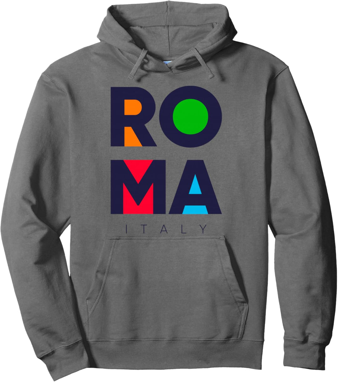 Roma Italy Graphic Tees - Novelty T-Shirts & Cool Designs Pullover Hoodie