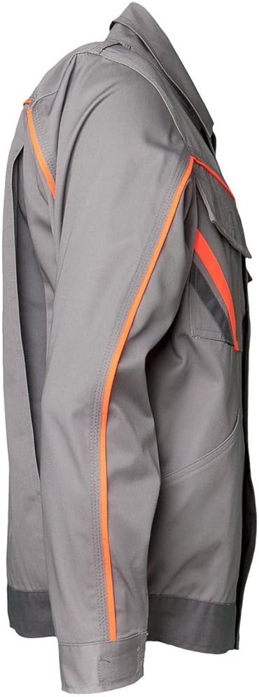 Planam Grösse 66 Herren Visline V2 Bundjacke zink orange schiefer Modell 2480