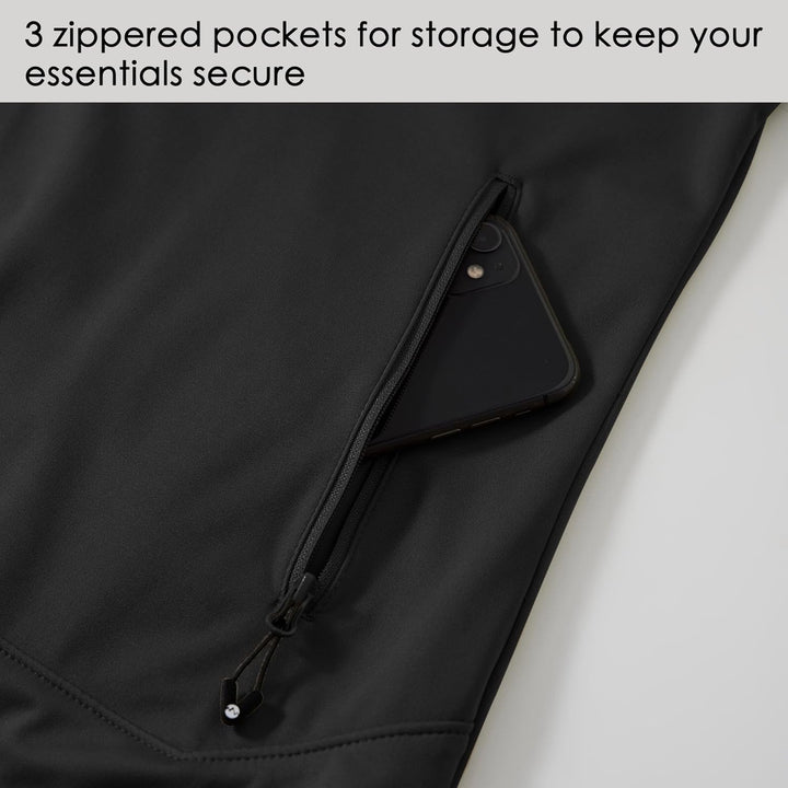 WILLIT Herren Golf Weste Leichtgewicht Softshell Weste Outerwear Ärmellose Jacke für Wandern Laufen