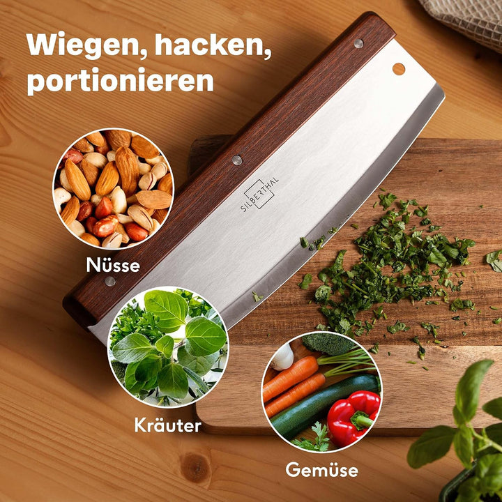 SILBERTHAL Pizza Set Zubehör 4 teilig Set 4er Set | Schieber, Schneider, Servierbrett &amp; Teigkarte, S