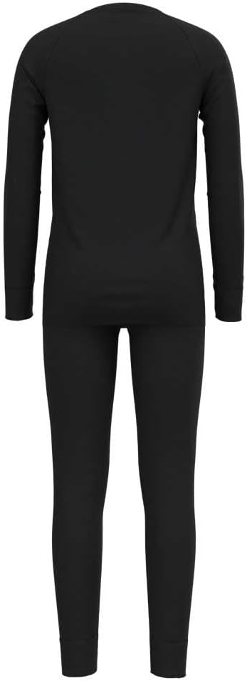 Odlo Unisex Kinder Merino 200 Kids_112029 Base Layer Set 128 Schwarz, 128 Schwarz