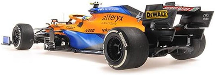 Minichamps 530213304 1:18 Mclaren F1 Team MCL35M-Lando Norris-2nd Place Italian GP 2021 Sammlerstück
