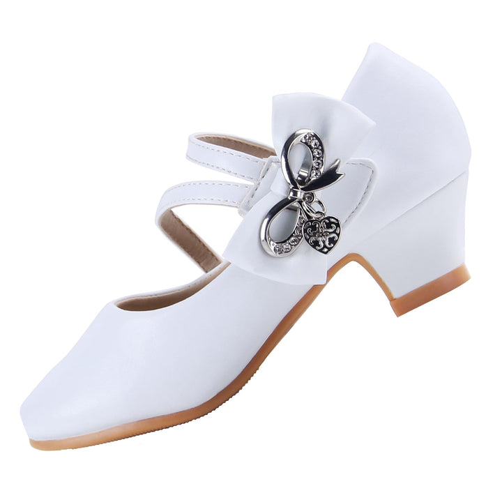 EIGHT KM EKM7018 Mädchen High Heel Kleid Schuhe Mary Jane Prinzessin Hochzeit Pumps Schuhe Glänzend