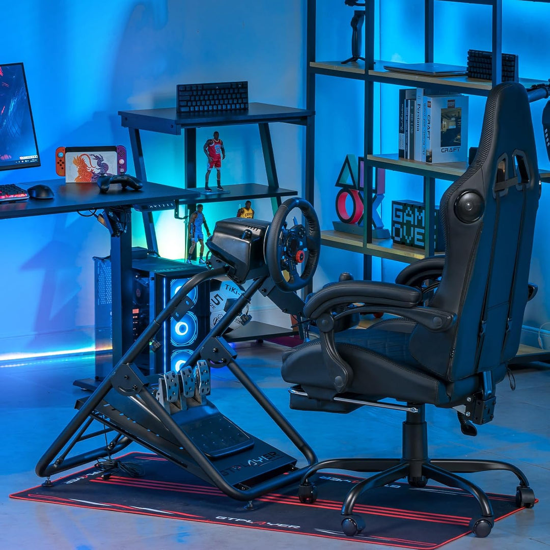 GTPLAYER Lenkradständer für Lenkrad Sim Racing Steering Wheel Stand G920 G29 G25 G27 G923 T300RS, mi