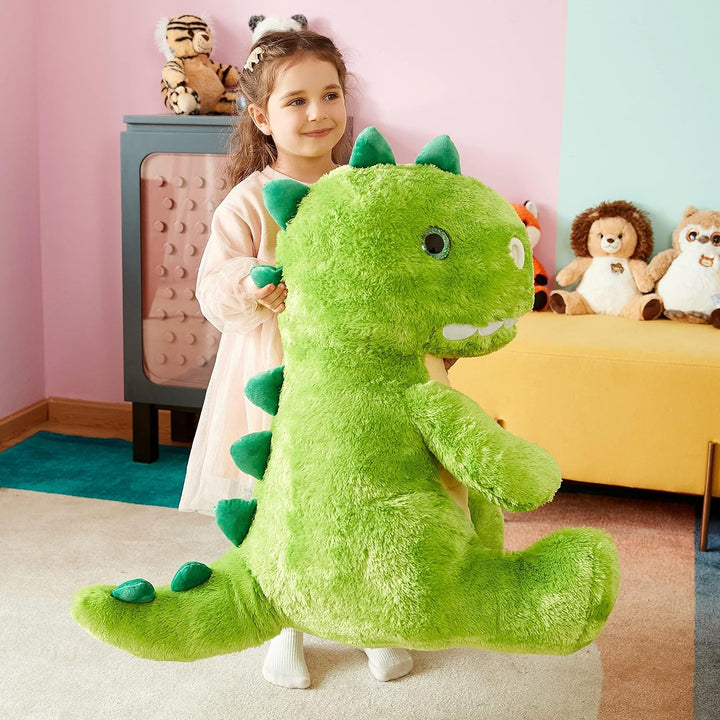 IKASA Gross Dinosaurier Stofftier Riesen Kuscheltier,60cm Gross Plüschtier Süsses Riesiges Plüschtie